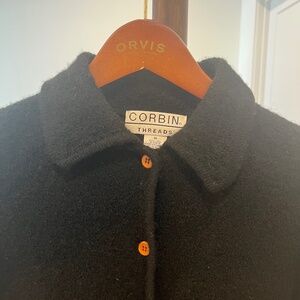 Corbin Threads 100% Wool Button-Down Jacket, Size M